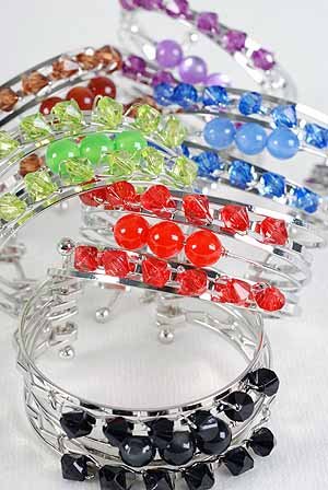 Bracelet Bangle Cateyes Color Asst/dz ** New Arrival** 6 Color asst