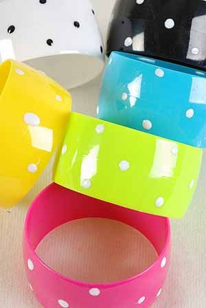 Bracelet Bangle Mutil;Black&white 3"x2" Black & White;Mutil