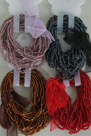 Bracelet Beads Asst Colors/DZ Stretch**HOT**