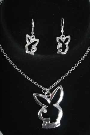 Necklace Sets Rabbit W Chain/DZ **New Arrival**choose gold or silver finish