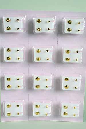 Piercing Stud Star Shape/DZ ** New Arrival** Star Shape,Choose Gold Or Silver