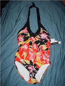 Carmen Marc Valvo DESIGNER Swimsuit Sz 10 NWT$189