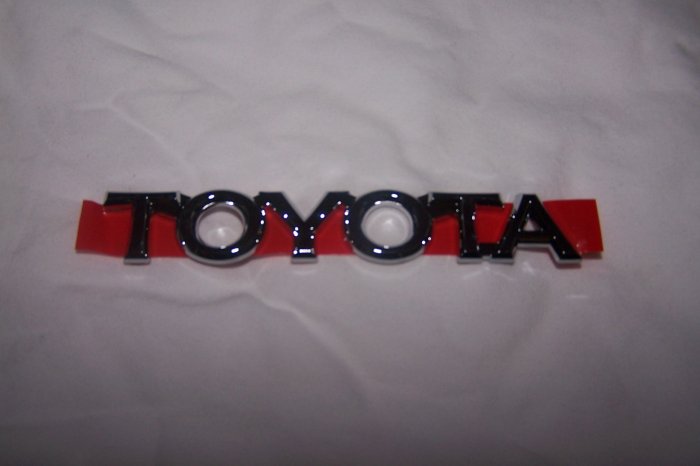 Toyota Corolla trunk emblem "TOYOTA"