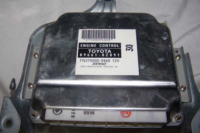 Toyota corolla engine control