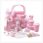 Baby Gift Basket Set in Pink