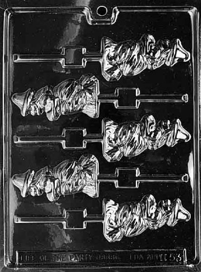 WITCH BROOM LOLLY CHOCOLATE CANDY MOLD-HALLOWEEN CANDY MOLD-CANDY,PLASTER,SOAP MOLD MOLDS