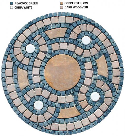 Marble Mosaic Medallion - MD008 - 800mm