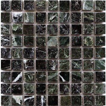 Polished Peacock Green 10mm Tesserae Partial Sheets