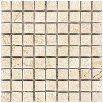 Polished Crema Marfil 10mm Tesserae Partial Sheets