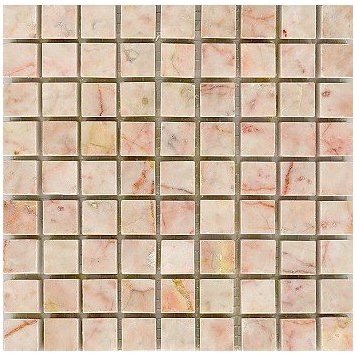 Polished Yangzi Pink 10mm Tesserae Partial Sheets