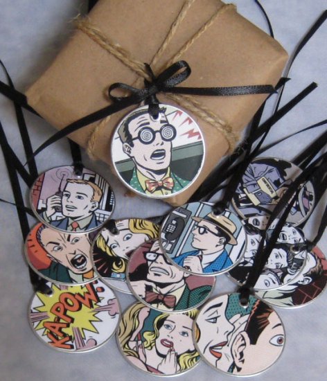 Comic Strip Gift & Scrapbooking Tags