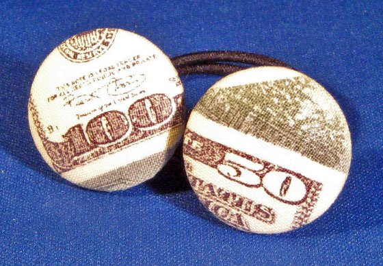 Show Me The Money Ponytail Holders Hair Accessories