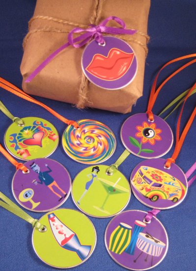 Hippie Fun Gift & Scrapbooking Tags