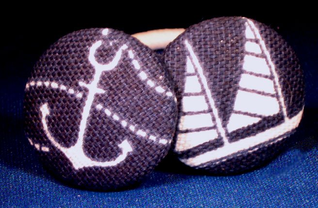 Anchors Aweigh, My Boys Ponytail Holders
