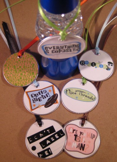 Totally Hip Retro Gift & Scrapbooking Tags