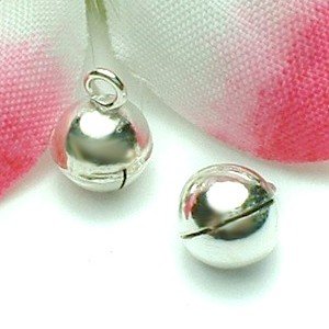 925 STERLING SILVER JINGLE BALL / RATTLE BELL CHARM / PENDANT
