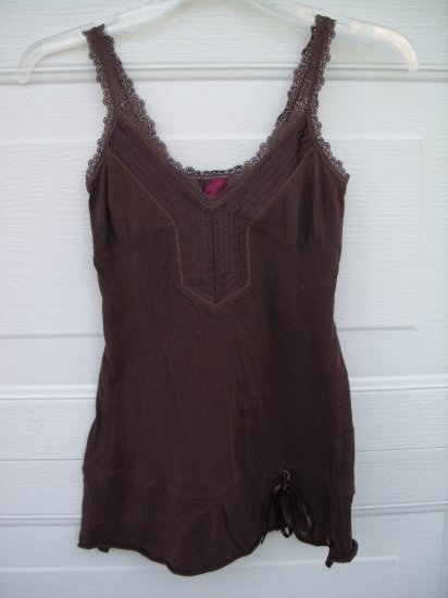 Hollister Brown Lace Tank SIZE XSmall
