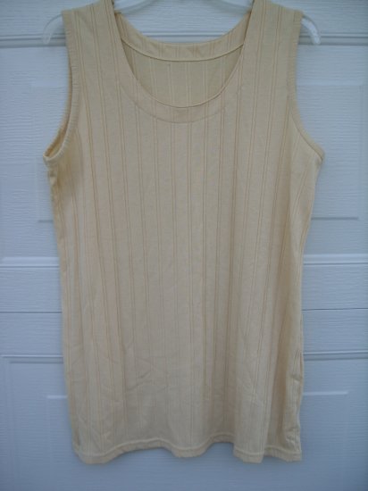 Light Yellow Tank SIZE XXL 20/22W PLUS
