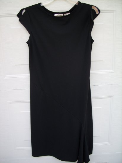 Kathie Lee Black Dress SIZE SMALL 4/6