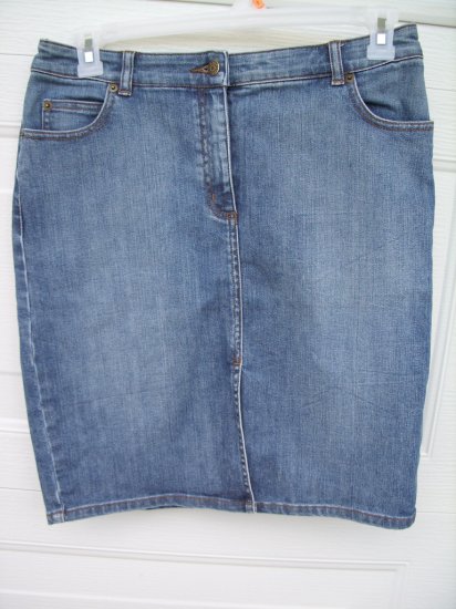 The Limited Stretch Denim Skirt SIZE 10