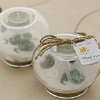Sand and Shell Tealight Holder