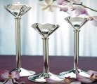 Diamond shape tealight holders