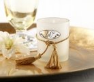 Golden years 50th Frosted Glass Votive