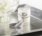 Silver Memories 25th Anniversary Glass Votive
