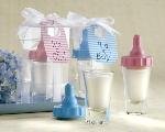 Pink - "Baby's First Bottle" Filled-Glass Candle (Set of 4)
