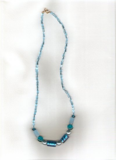 Ocean Tide Beaded Necklace