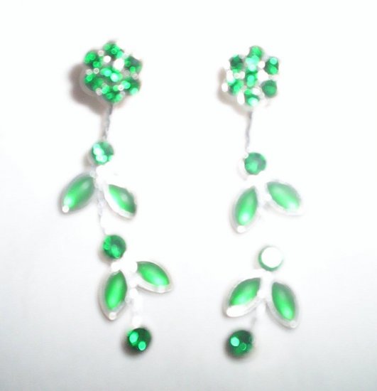 green floral