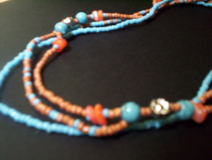 brown and blue stretch