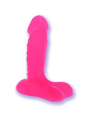 6 inch UR3 Jelly dildo with ballsy base - Red - DJ6008-01