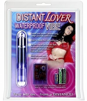 Distant Lover Waterproof Wireless Remote Vibrator - Purple - PD1121-12