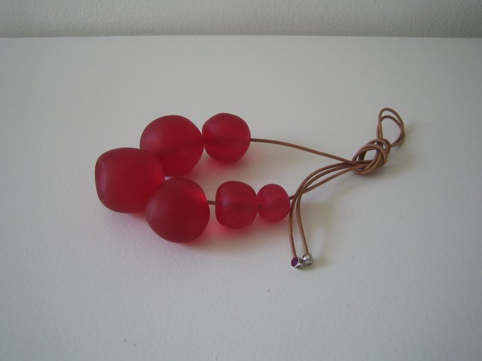 Macy Necklace - Red