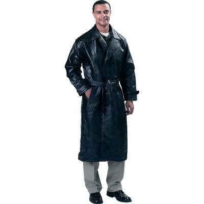 Genuine Leather Trench Coat
