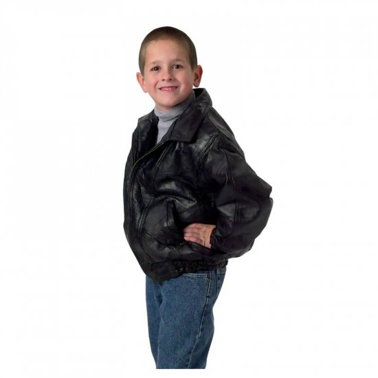 Children's Genuine Leather Jacket