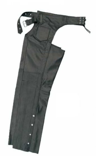 Plain Chap Lined in Waxy Cowhide