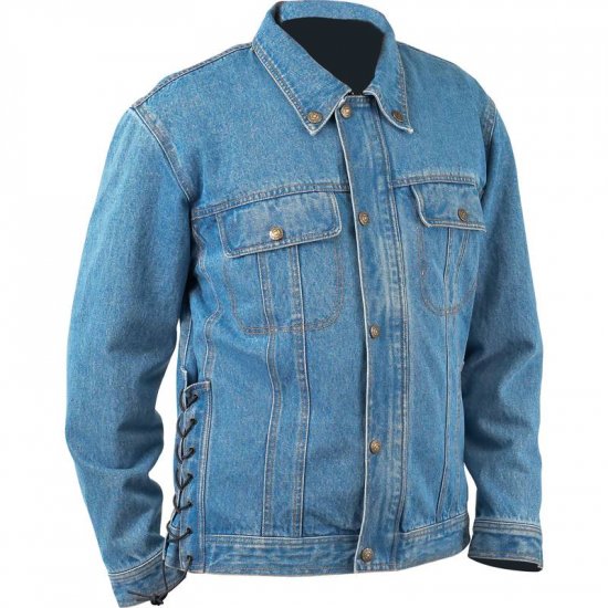 Denim Motorcycle Jacket
