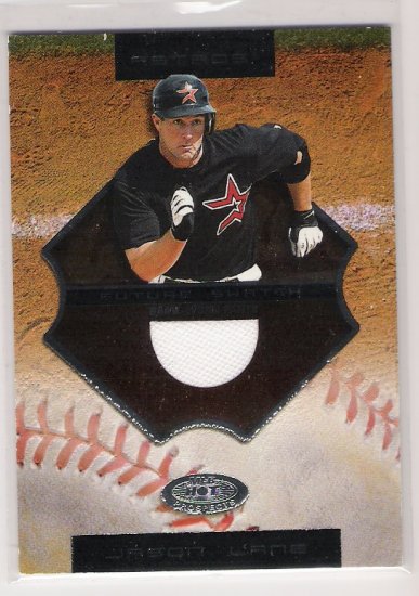 2002 FLEER HOT PROSPECTS JASON LANE ASTROS GAME WORN PANTS CARD