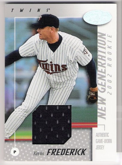 2002 LEAF CERTIFIED KEVIN FREDERICK GAME-WORN JERSEY ROOKIE CARD