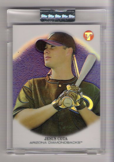 2002 TOPPS PRISTINE JESUS COTA DIAMONDBACKS UNCIRCULATED REFRACTOR CARD