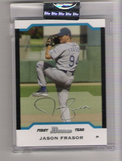 2004 BOWMAN JASON FRASOR DODGERS UNCIRCULATED CARD