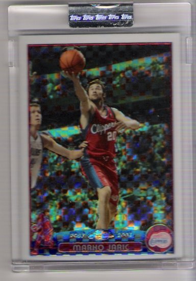 2003-04 TOPPS CHROME MARKO JARIC CLIPPERS UNCIRCULATED XFRACTOR CARD