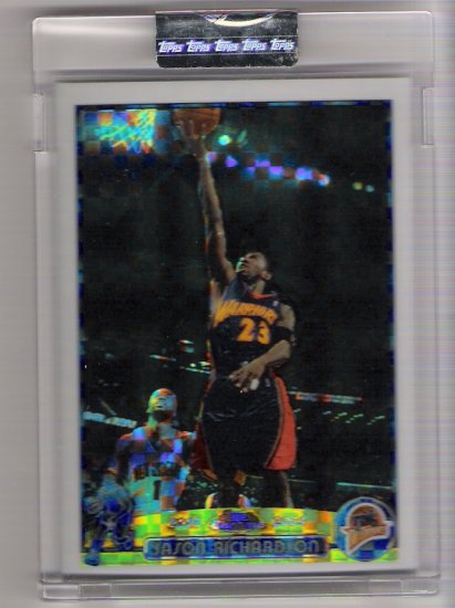 2003-04 TOPPS CHROME JASON RICHARDSON WARRIORS UNCIRCULATED XFRACTOR CARD