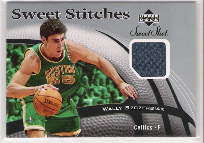 2006-07 UD SWEET SHOT WALLY SZCZERBIAK SWEET STITCHES JERSEY CARD