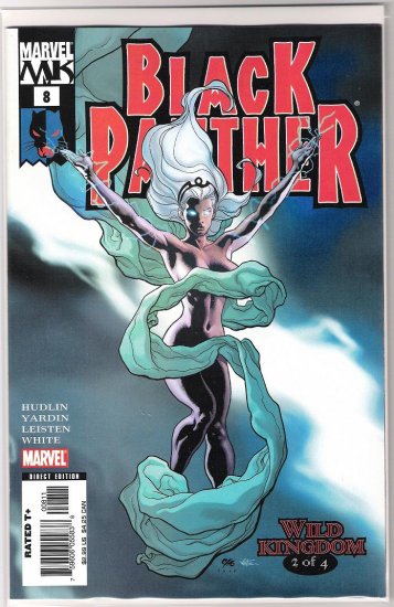 BLACK PANTHER #8 1ST PRINT FRANK CHO STORM SEMI-NUDE COVER-NEVER READ!