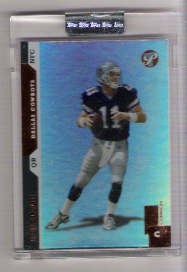 2005 TOPPS PRISTINE DREW BLEDSOE COWBOYS UNCIRCULATED CARD