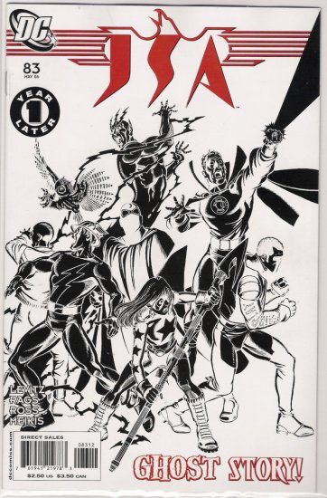 JSA #83 2ND PRINT SKETCH COVER - NEVER READ!