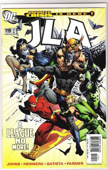 JLA #119 GEOFF JOHNS-NEVER READ!